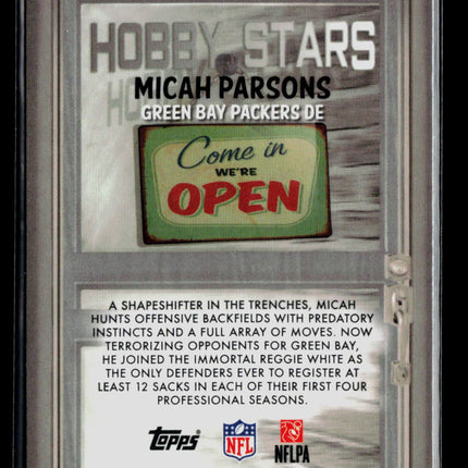 2026 Bowman Chrome Micah Parsons #HS-5 Refractor