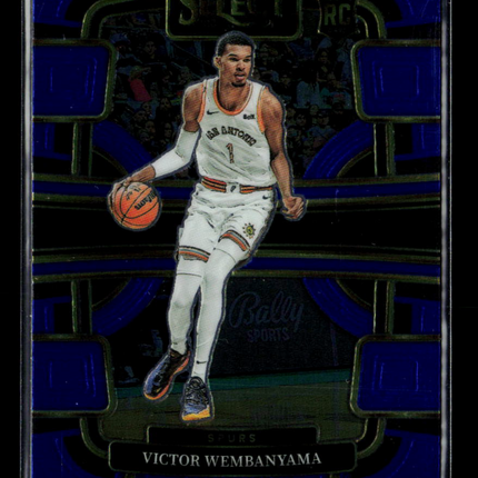 2024 Panini Select Victor Wembanyama #87 Blue RC