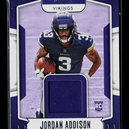 2023 Panini Absolute Football Jordan Addison #ARM-10 RC Patch
