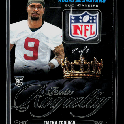 2025 Panini Rookies & Stars Emeka Egbuka #RR-EEA RC 1/1 Shield