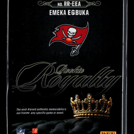 2025 Panini Rookies & Stars Emeka Egbuka #RR-EEA RC 1/1 Shield