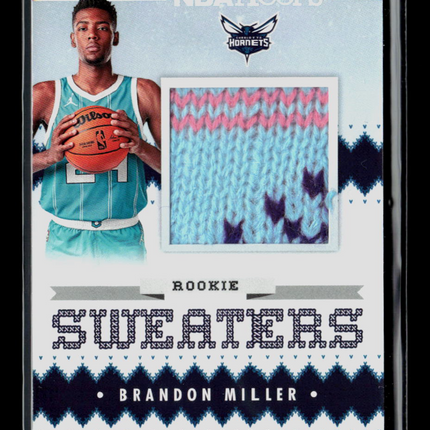 2023 Panini Hoops Brandon Miller #RSW-BML Patch
