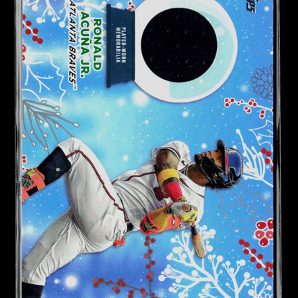 2023 Topps Holiday Mega Baseball Ronald Acuña Jr. #RC-RAJ Patch