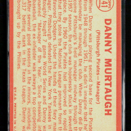 1964 Topps Danny Murtaugh #141