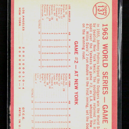1964 Topps Davis Sparks Rally #137