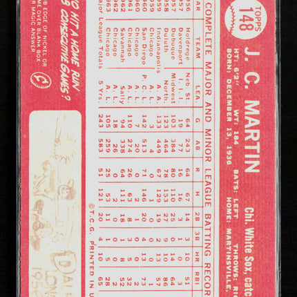 1964 Topps J. C. Martin #148