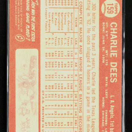 1964 Topps Charlie Dees #159