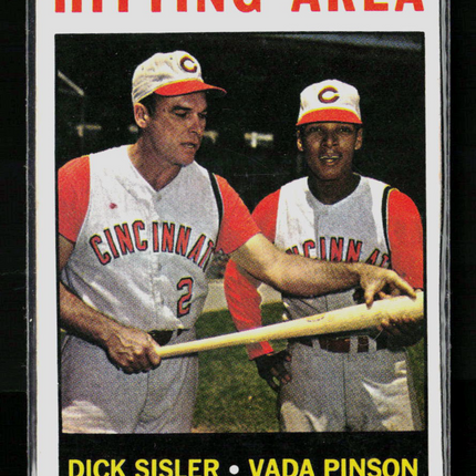 1964 Topps Vada Pinson Dick Sisler #162