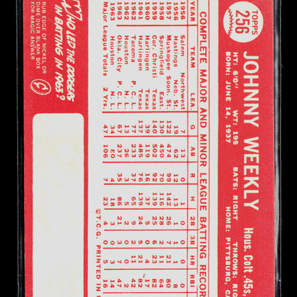 1964 Topps Johnny Weekly #256