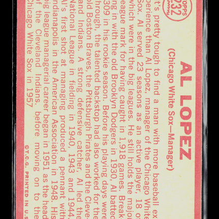 1964 Topps Al Lopez #232