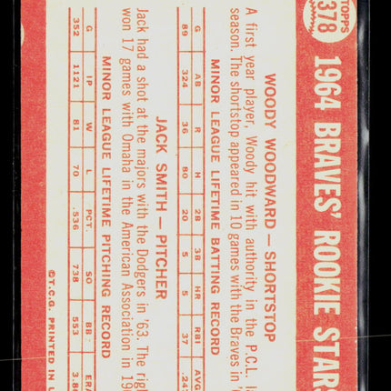 1964 Topps Jack Smith Woody Woodward #378