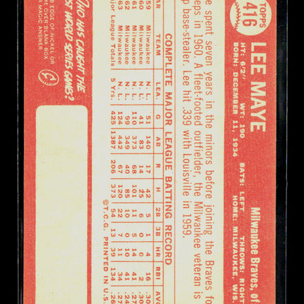 1964 Topps Lee Maye #416