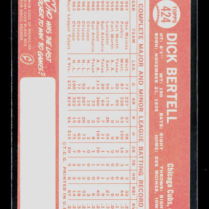 1964 Topps Dick Bertell #424