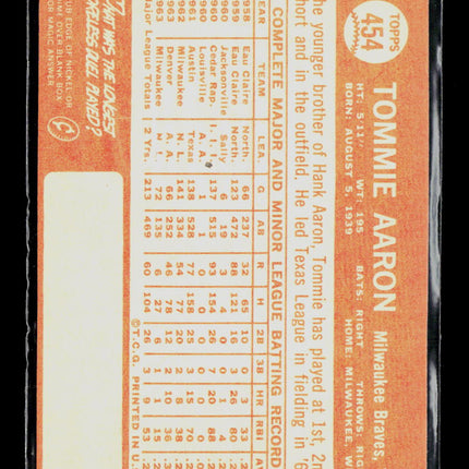 1964 Topps Tommie Aaron #454