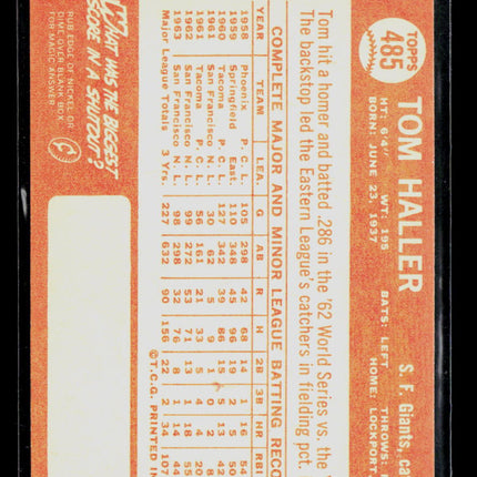 1964 Topps Tom Haller #485