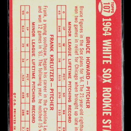 1964 Topps Frank Kreutzer Bruce Howard #107