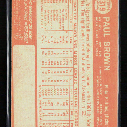 1964 Topps Paul Brown #319
