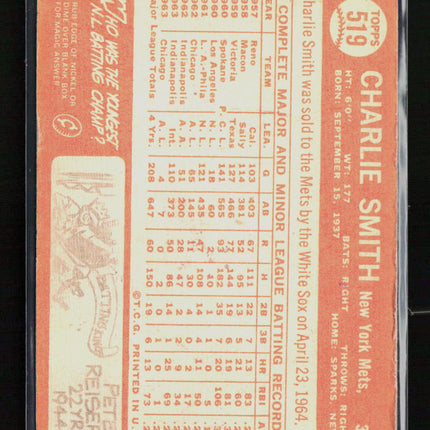 1964 Topps Charlie Smith #519