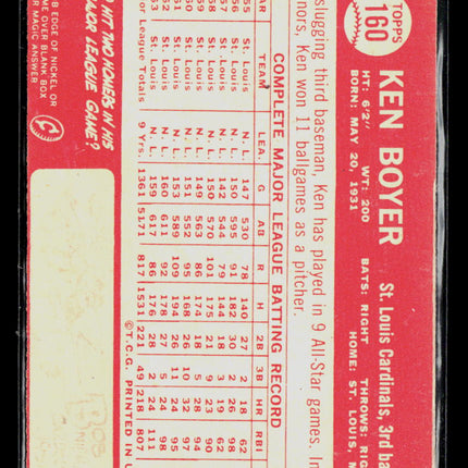 1964 Topps Ken Boyer #160