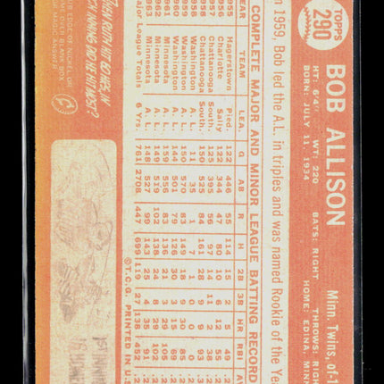 1964 Topps Bob Allison #290