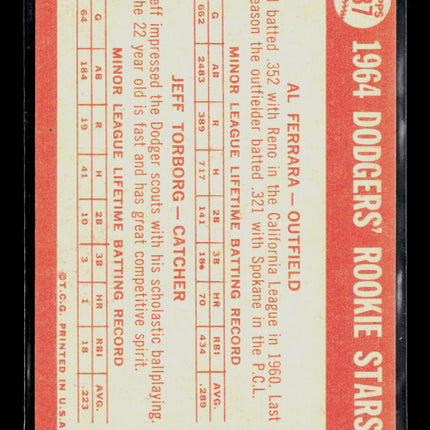 1964 Topps Jeff Torborg Al Ferrara #337