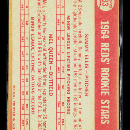 1964 Topps Sammy Ellis Mel Queen #33
