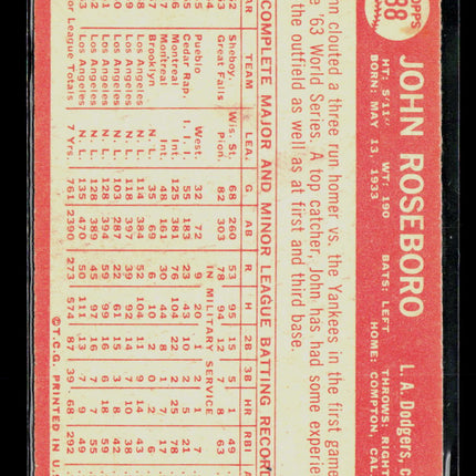 1964 Topps John Roseboro #88