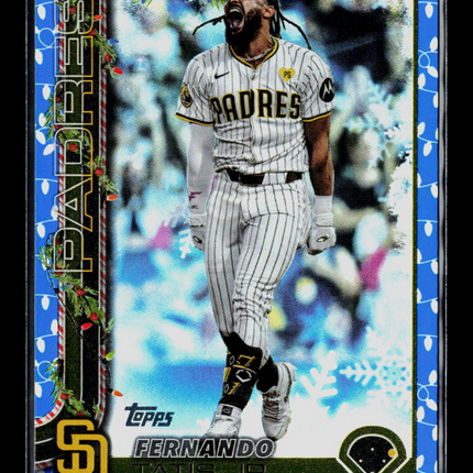 2024 Topps Holiday Fernando Tatis Jr. #H170 Blue Lights