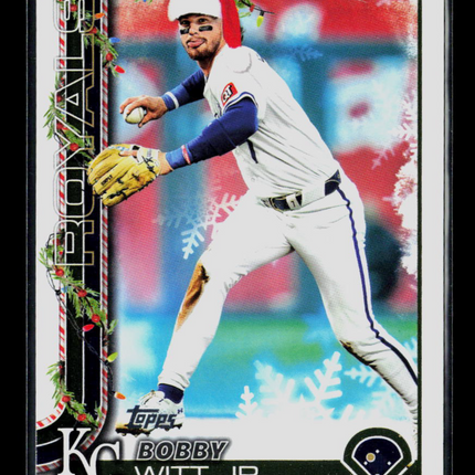 2024 Topps Holiday Bobby Witt Jr. #H100 Santa Hat SP