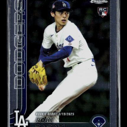 2025 Topps Chrome Update Roki Sasaki #USC73 RC
