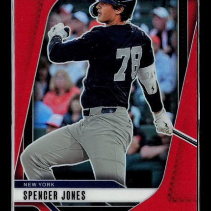 2025 Panini Prizm Baseball Spencer Jones #96 Red 153/299