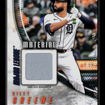 2025 Topps Major League Material Riley Greene #MLM2-RG Jersey
