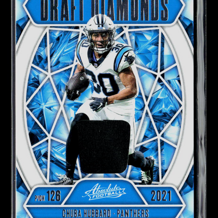 2025 Panini Absolute Football Chuba Hubbard #DDJ-CHU Jersey
