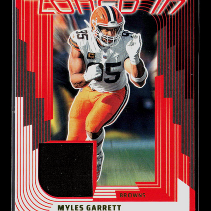 2025 Panini Score Football Myles Garrett #ZON-MGT Jersey