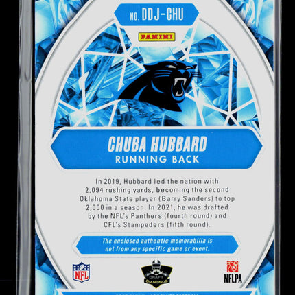 2025 Panini Absolute Football Chuba Hubbard #DDJ-CHU Jersey