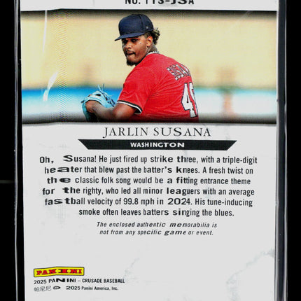 2025 Panini Crusade Jarlin Susana #TTS-JSA Jersey