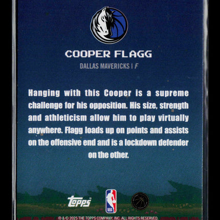 2025 Topps 8-Bit Ballers Cooper Flagg #8B-31 RC