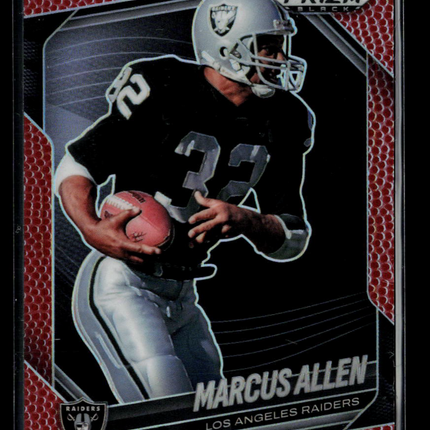 2026 Panini Prizm Black Marcus Allen #111 Pigskin 121/225