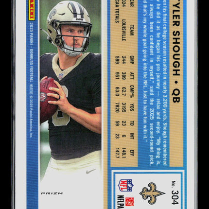 2025 Panini Donruss Optic Tyler Shough #304 Pink