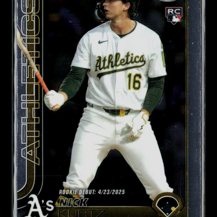2025 Topps Chrome Update Series Nick Kurtz #USC180 RC