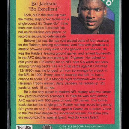 1991 Fleer Bo Jackson #416