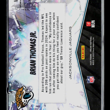 2025 Panini Prizm Football Brian Thomas Jr. #7 Green