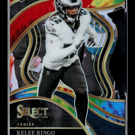 2023 Panini Select Football Kelee Ringo #245 Tie-Dye Prizm RC /25