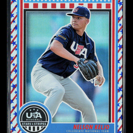 2025 Panini USA Baseball Stars & Stripes Nelson Keljo #17 33/50