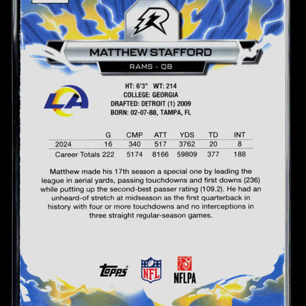 2026 Topps Resurgence Football Matthew Stafford #57