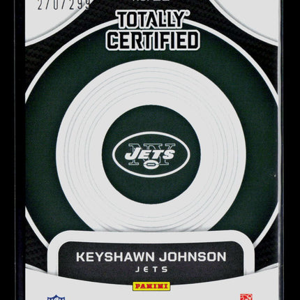 2025 Panini Totally Certified Keyshawn Johnson #22 270/299