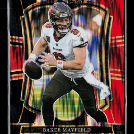 2026 Panini Select Baker Mayfield #137 Red Black Flash