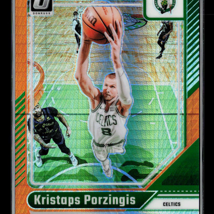 2025 Panini Donruss Optic Kristaps Porzingis #94 Orange 004/299
