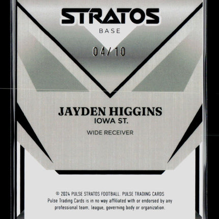 2024 Pulse Stratos Football Jayden Higgins #16 04/10
