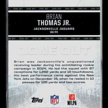 2025 Topps Signature Class Brian Thomas Jr. #ZO-5